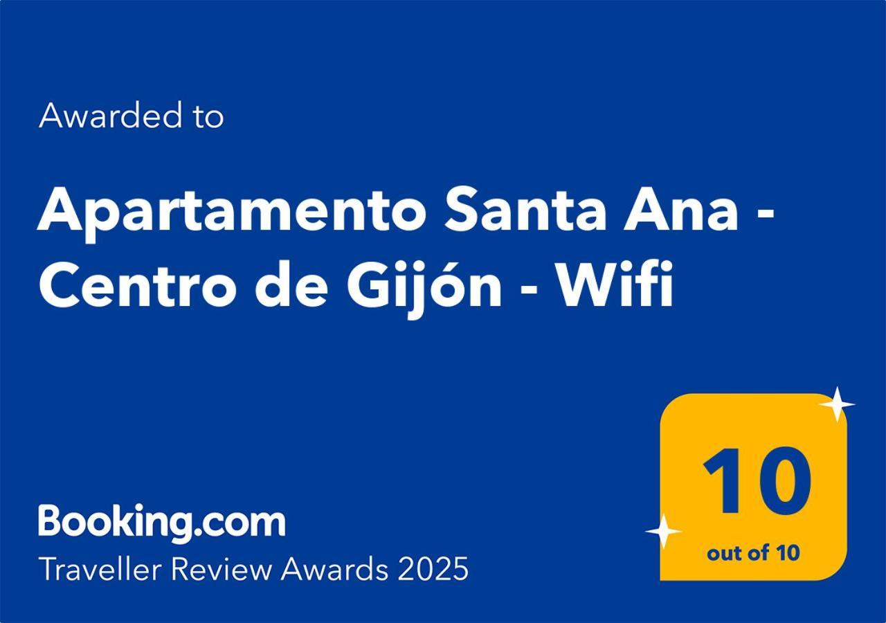 Apartamento Santa Ana - Centro De Gijon - Wifi Eksteriør billede
